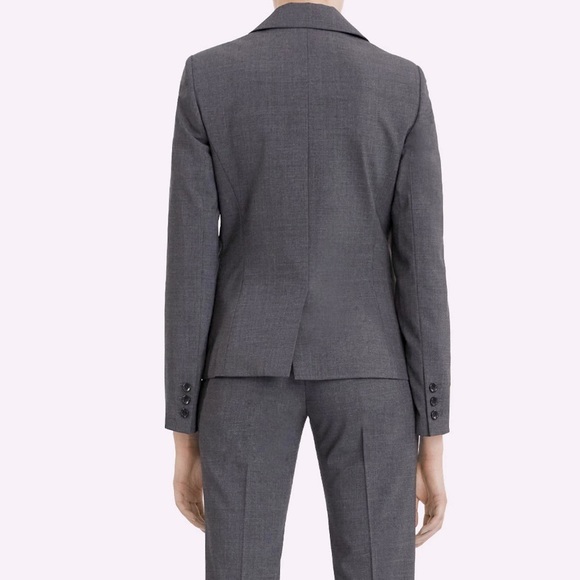 Theory Classic Grey Blazer - Size 2 - Picture 2 of 8